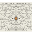 vintage ornaments decorations design elements 2 vector image vector image
