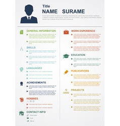 Profile Royalty Free Vector Image - VectorStock