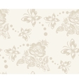 floral vintage rustic seamless pattern vector image