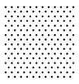 monochrome circle polka dot background vector image vector image
