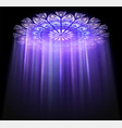 skylight neon mosaic composition vector image vector image