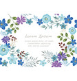 watercolor seamless floral background vector image