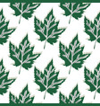 abstract oak leaves seamless pattern maple vector image