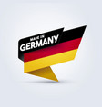 made in germany flag vector image