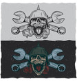 garage masters t-shirt label design vector image