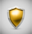 isolated shield vector image