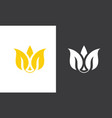 letter m logo vector image vector image