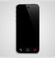 phone with a black screen vector image
