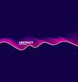 bright poster with dynamic waves vector image