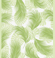palm tree leaves vector image