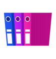 files and folders - modern flat design style vector image