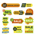 best price badges set mega sale only this week vector image