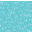 fish seamless pattern vector image