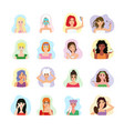 girls and self-care procedures vector image