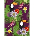 tropical seamless pattern vector image