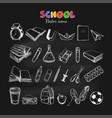 welcome back to school collection vector image