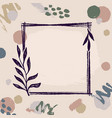 creative minimalist hand draw abstract art vector image