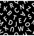 seamless pattern letters vector image