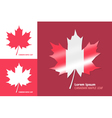 canadian maple leaf symbol vector image