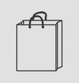 shopping bag vector image