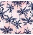 abstract tropics seamless pattern grunge palm vector image vector image