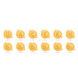 set of multi vitamin complex icons multivitamin vector image