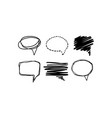 speech bubble set text balloons of different vector image