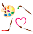 set brush vector image