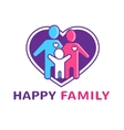 family logo vector image