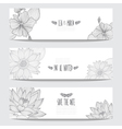 floral cards vector image