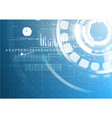 abstract technological future interface digital vector image