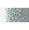 morocco mosaic wallpaperrepeating border vector image vector image