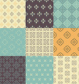 pattern set vector image vector image