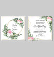 floral pattern for wedding invitations orchid vector image vector image