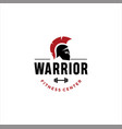 gym fitness spartan logo design bodybuilding vector image vector image