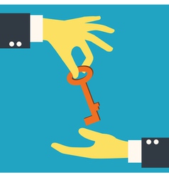 Handkey Royalty Free Vector Image - VectorStock