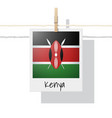 photo of kenya flag vector image