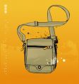 travel bag vector image vector image