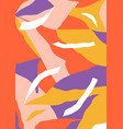 background creative collage paper cut artwork vector image