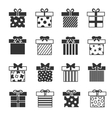 gift box icons vector image