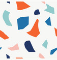 trendy seamless pattern with abstract forms vector image