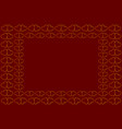 two hearts golden and red vector image vector image