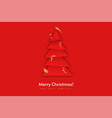 merry christmas and happy new year vector image