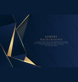 abstract polygonal pattern luxury golden line vector image