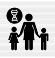 family healthcare design vector image