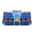 gamer tournament cyber player use pc computer vector image