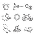 healthy lifestyle vector image