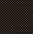 lace seamless pattern with circles on black vector image
