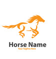 horse power logo designs vector image