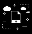js icon vector image